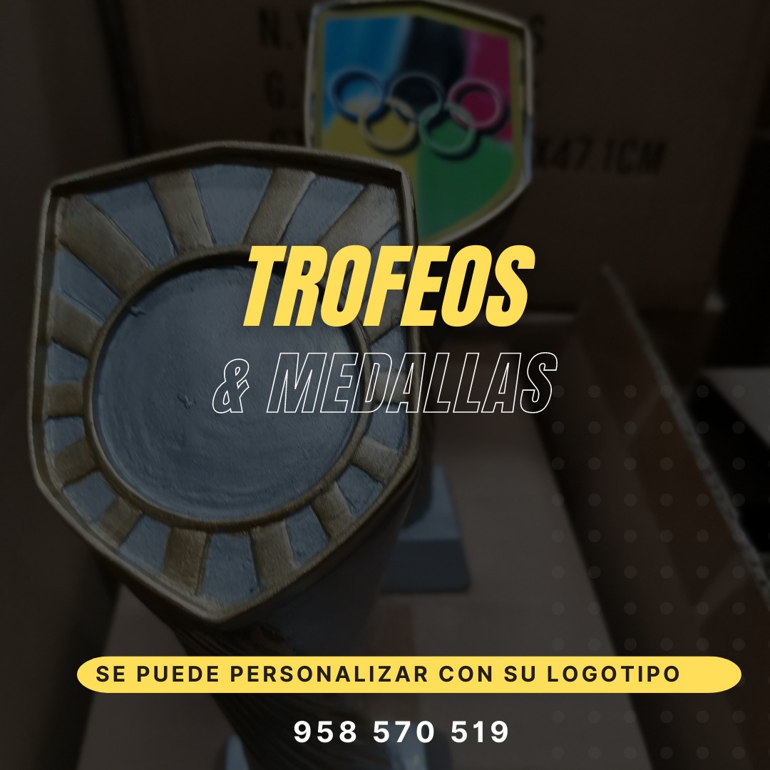 Trofeos y medallas personalizadas para eventos